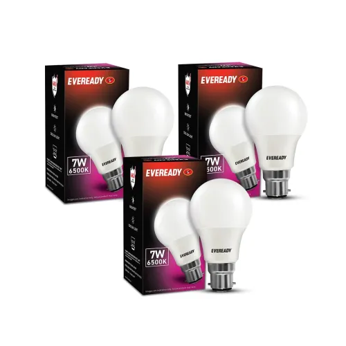 Image of Eveready 7W LED Light Bulb Pack of 3