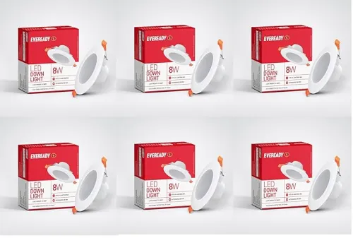 Image of Eveready 8W Round Downlight- Pack of 6