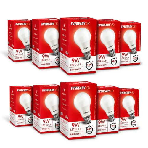 Image of Eveready 9W LED Light Bulb Pack of 10
