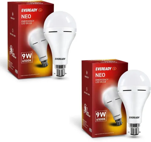 Image of EVEREADY 9W Rechargeable Emergency Light Bulb