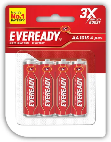 Image of EVEREADY Carbon Zinc AA Battery 4Pcs
