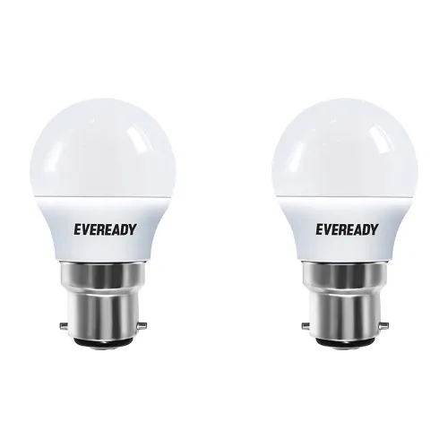 Image of Eveready Round Base B22 2.5-Watt LED Bulb Pack of 2