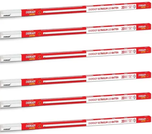 Image of EVEREADY Ultra Slim 20W 4ft Batten | Highly Efficient |Surge Protection