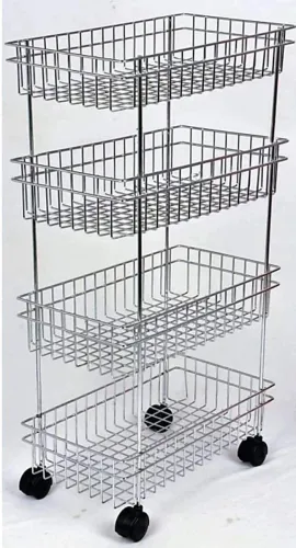 Image of EVERSUN Stainless Steel Kitchen Trolley (Pre-assembled)