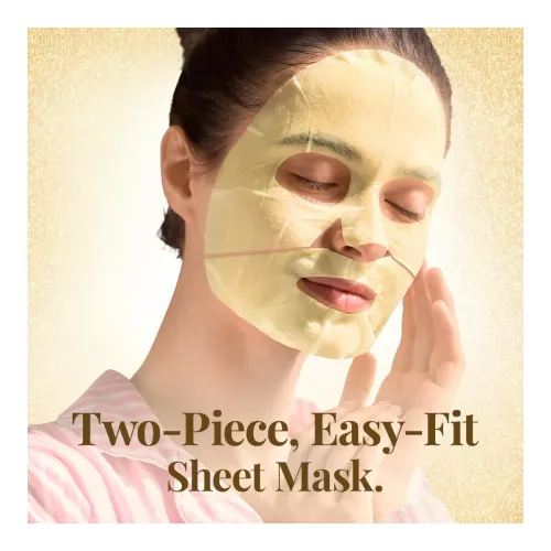 Image of Everyuth Naturals Golden Glow 24K Gold Sheet Mask Pack of 3