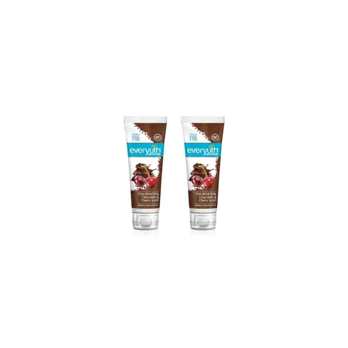 Image of Everyuth Naturals Tan Removal Chocolate & Cherry Scrub (100g, Pack of 2)