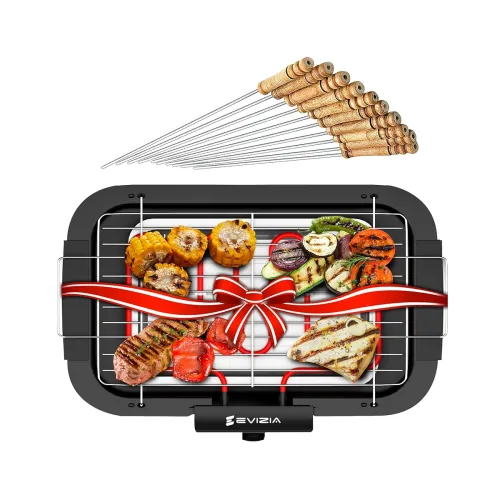 Image of EVIZIA 2000W Electric Smokeless Grill Set