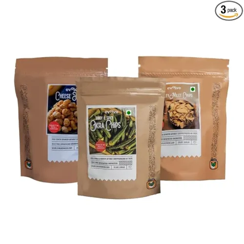 Image of Evolve Combo Healthy Snacks for Kids Pack of 3
