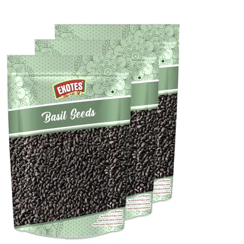 Image of Exotes Basil Seeds 250g * Pack of 3