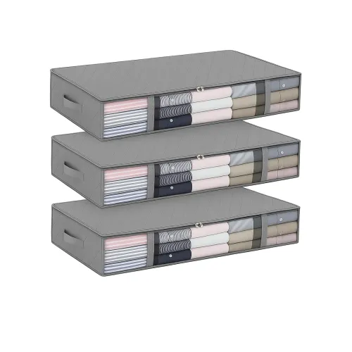 Image of EXVITO Set of 3 Under Bed Storage Bag