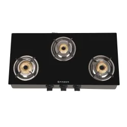 Faber 3 Burner Glass Gas Stove