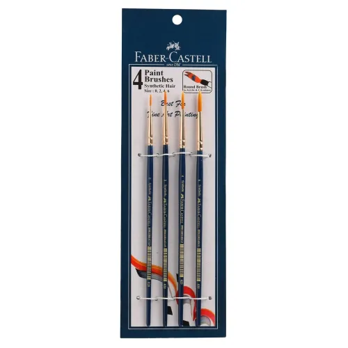 Image of Faber-Castell Paint Brush Set Pack of 4