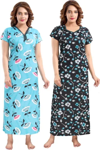 Image of Fabme Women Nighty Set (Pack of 2)