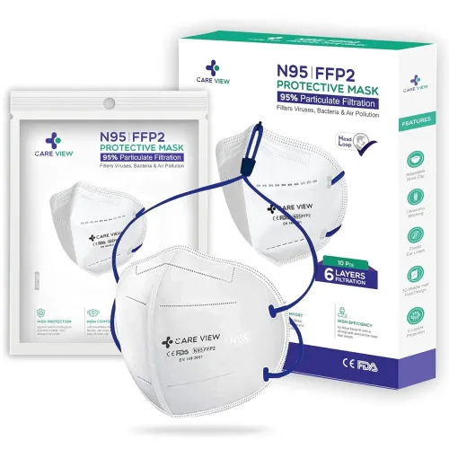 Image of Careview N95 Non-Woven Fabric Reuseable Face Mask Pack of 3