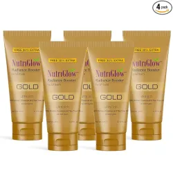 NutriGlow Gold Radiance Booster Foam Face Wash 65ml Each, Pack Of 5