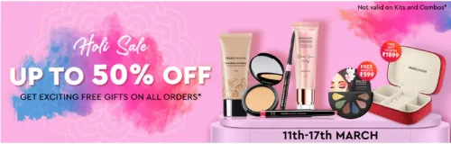 Image of FacesCanada Holi Sale: Get up to 50% Off on Beauty Products