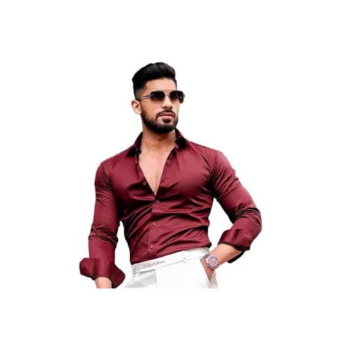 Image of FASHARDOR Rich Cotton Fabric Printed Shirt for Men