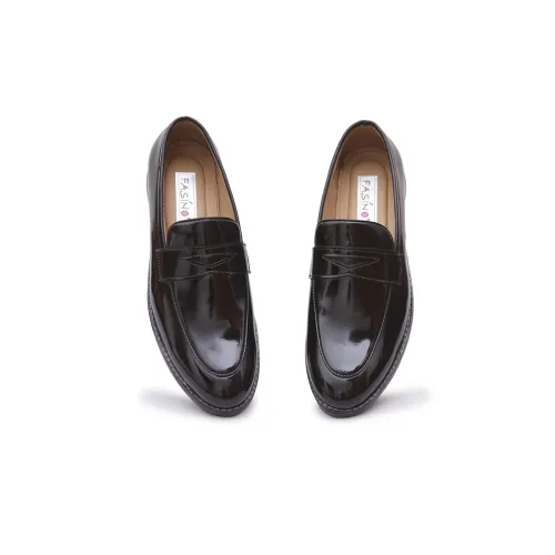 Image of FASINO Synthetic Leather Men's Slip-On Loafer Shoes