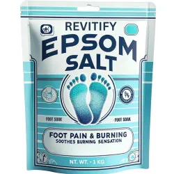 Fast-Acting Epsom Salt 1Kg for Foot Pain