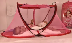 FASTBUY Cotton Infants Washable Polyester Kids Baby Foldable Mosquito Net.