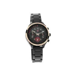 Fastrack All Nighters Quartz Analog Black Dial Stainless Steel Strap Watch