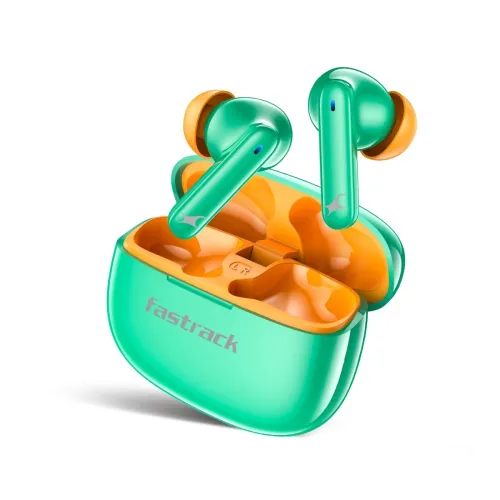 Image of Fastrack Fpods FX101|BT5.4 TWS Earbuds, 40Hrs Playtime, Quad mic ENC for Crystal Clear Calls