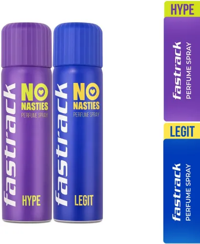 Image of Fastrack No Nasties Perfume Spray (270 ml, Pack of 2)
