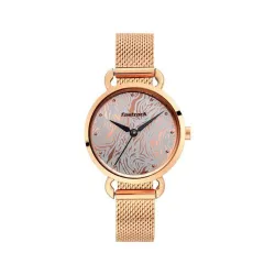 Fastrack Quartz Analog Bicolour Watch for Girls