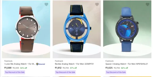 Image of Fatrack men Analog Watch Minimum 50% Discount
