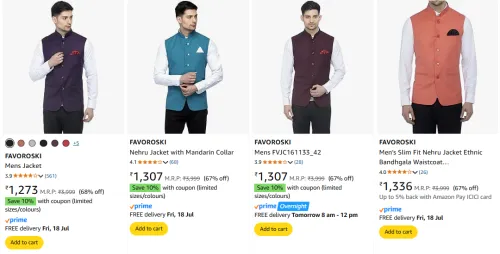 Image of FAVOROSKI Men's Jacket upto 66% Discount