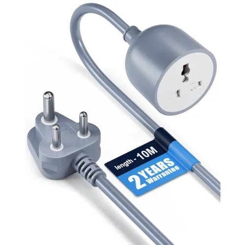 Image of FEDUS 10m 3-Pin Heavy Duty Power Extension Cord (10A, 18AWG)
