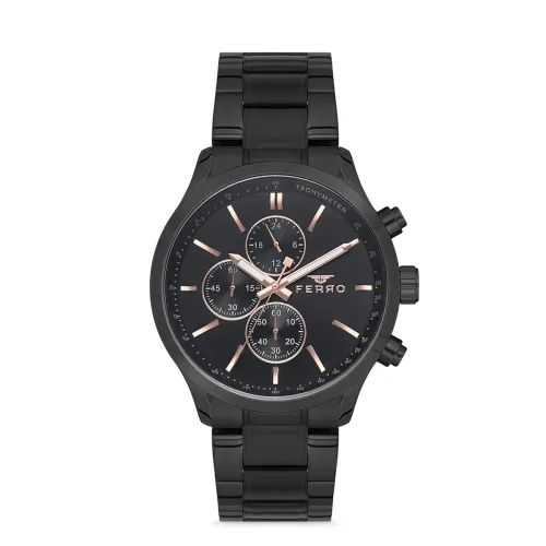 Image of Ferro Analog Black Dial Men's Watch