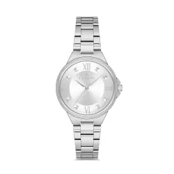 Ferro Analog Crystals Round Dial Womens Watch