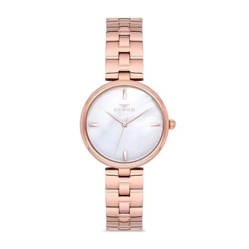 Image of Ferro Analog Silver Dial Women's Watch-F21100A-C