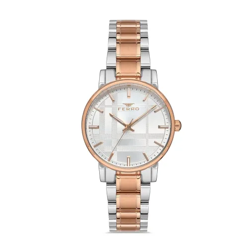 Image of Ferro Aversa Analog Round Dial Women's Watch with Bracelet Strap