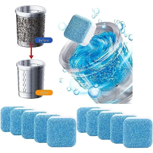 Image of FEXMY Pack of 6 Washing Machine Cleaner Tablets