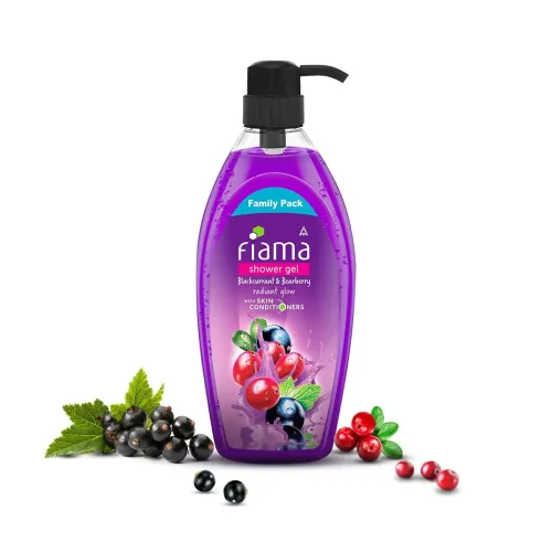 Image of Fiama Body Wash Shower Gel Blackcurrant & Bearberry, 895 ml