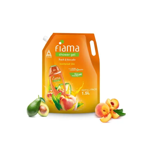 Image of Fiama Body Wash Shower Gel Peach & Avocado