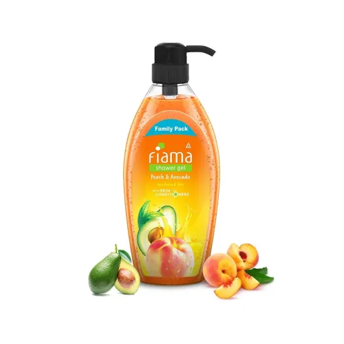 Image of Fiama Body Wash Shower Gel Peach & Avocado, 900ml