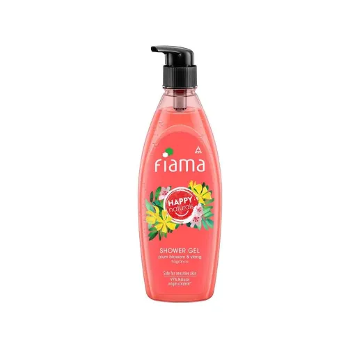 Image of Fiama Happy Naturals Body Wash Shower Gel