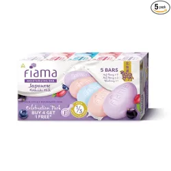 Fiama Moisturizing Soap Bars (Pack of 5)