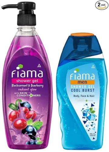 Image of Fiama Shower Gel, 500ml & Bearberry Shower Gel, 250ml