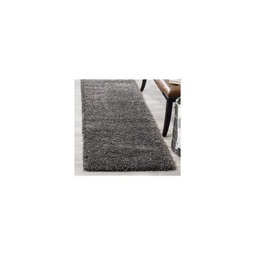 Image of Aawasrug Modern Fluffy Silky Micro Fiber Polyster Carpet 16x24 Inch