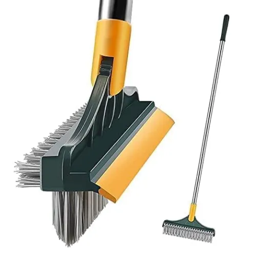 Image of Figment 3-in-1 Bathroom Cleaning Brush with Wiper
