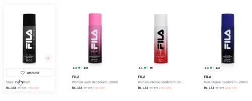 Image of FILA Deo Spray for Men – 200ml Starting At @₹134