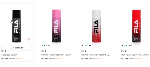 Image of FILA Men Body Spray - 200ml Starting At ₹134