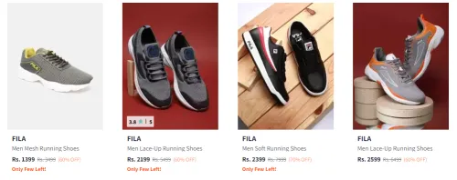 Image of FILA Men Running Shoes up to 70% Discount 