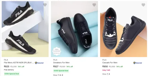 Image of Fila Men’s Casual Shoes Min. 70% Discount