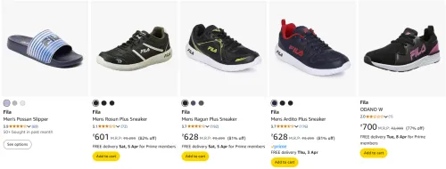 Image of Fila Men's sneakers up to 82% discount