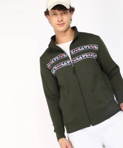 Image of FILA Men Solid Casual Jacket